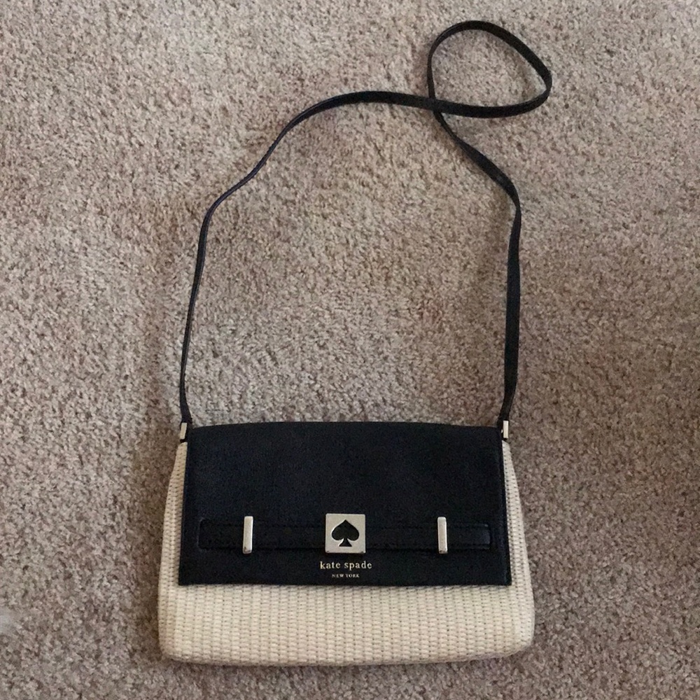 Kate Spade Straw Cross Body Purse